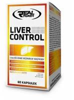 Комплекс для печени Real Pharm Liver Control, 60 капсул / Силимарин, орнитин, соевый лецитин