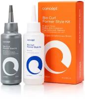 Concept Shine Curl Bio Curl Former Style Kit - Концепт Шайн Керл Биозавивка Живой локон №2, 100 + 100 мл -