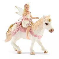 Фигурка Schleich Цветочный эльф на пони 70501