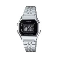 Наручные часы CASIO Vintage LA680WA-1B, серый, черный