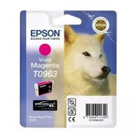 Картридж Epson C13T09634010, 865 стр, пурпурный