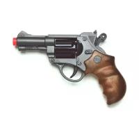 Игрушка Револьвер Edison Giocattoli Champions Jeff Watson (459/26), 19 см, черный/коричневый