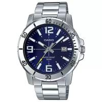 Наручные часы CASIO Collection MTP-VD01D-2B, серебряный, синий