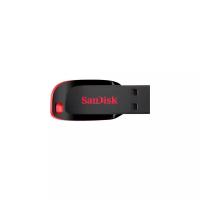 Флешка SanDisk 64GB CZ50 Cruzer Blade, черно-красная