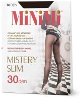 Колготки MiNiMi Mistery Slim, 30 den, с ластовицей, с шортиками, размер 2, серый