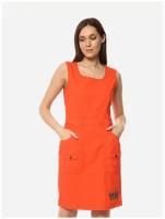 Платье для женщин, LOVE MOSCHINO, модель: WVJ3301S3778J86, цвет: оранжевый, размер: 40 (IT)