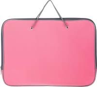 Attache Папка-портфель на молнии с ручками А4 нейлон, розовый
