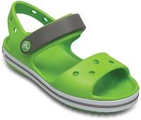 Сандалии Kids green/smoke CROCS, Размер С12 (29/30), Цвет зеленый