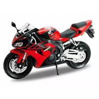 Мотоцикл Welly Honda CBR1000RR (12819P) 1:18, красный/черный