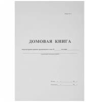 Бух книги Домовая книга (поквартирная) 16 лист офсет