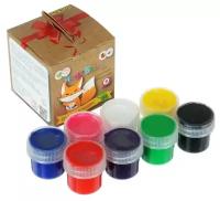 Краски пальчиковые Спектр, набор 8 цветов х 20 мл, ARTEVIVA №1 классический, 160 мл (улучшенная формула) 3+