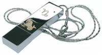 Подарочный USB-накопитель подвеска на цепочке с гравировкой знак зодиака козерог 32GB, с бархатным мешочком