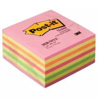 Блок-кубик Post-it куб 2028-NP, 76х76, неон розовый (450 л)