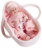 Кукла Berenguer La Newborn Deluxe Fabric Basket Gift Set (Беринжер Ньюборн в корзине 39 см)