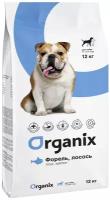 Organix - Корм для собак с форелью и лососем (adult dogs salmon and trout) 18кг