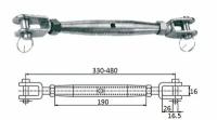 Талреп со стопорн.болт М16 330-480 мм