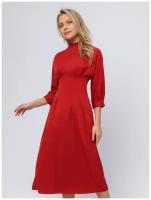 Платье 1001dress, размер XL, бордовый