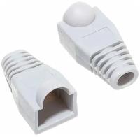 Колпачок изолирующий для разъемов RJ-45 серый (10 шт) (RJ - 45) | код 10-0230 | SUPRLAN ( 1упак. )