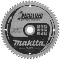 Makita Диск пильный 190х20мм, 60 зубьев, Makita B-31572, для резки ламината