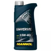 Масло моторное 15W40 MANNOL 1л минеральное Universal SG/CD