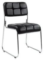 Стул BN-TQ-Стул Echair-803 VP к/з черный, без подл, хром