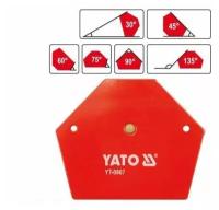 Магнитный угольник сварочный 64х95х14мм YATO YT-0866 (59455)