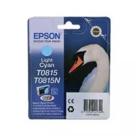 Картридж Epson C13T11154A10, 540 стр, светло-голубой