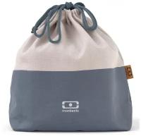 Мешочек для ланча Monbento MB Pochette L, blue natural 43180060. 28,5х2х20 см