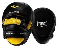 Лапы Everlast Pro Elite Leather Mantis Black (Универсальный размер)