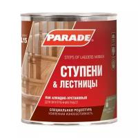 Лак алкидно-уретановый PARADE L15 Ступени Лестницы Глянцев. 0,75л