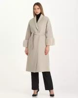 Пальто-реглан Skinnwille демисезонное, демисезон/зима, силуэт прямой, удлиненное