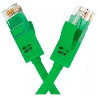 Патч-корд UTP cat.5e 1 Гбит/с RJ45 LAN CCA компьютерный кабель для интернета (GCR-LNC500) зеленый 0.15м