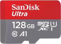 Карта памяти microSD 128 ГБ SanDisk Class 10 Ultra ( SDSQUAB-128G-GN6MN )