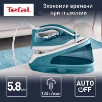 Парогенератор Tefal SV6131E0, бирюзовый / белый