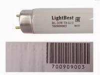 Лампа инсектицидная в ловушки для насекомых LightBest BL 20W T8 G13 355-385nm L=590mm, 700909003