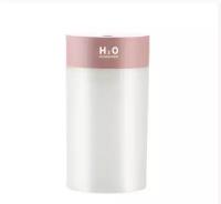 Портативный увлажнитель воздуха для дома /мини воздухоувлажнитель /бесшумный ионизатор H2O розовая крышка