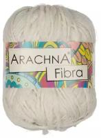 Пряжа для вязания спицами, крючком Arachna Fibra классическая средняя, 100% полиэфир цвет 19 натуральный, 10 шт. по 50 г 200 м