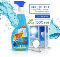 Средство для мытья стекол, зеркал и окон Mister DEZ Eco-Cleaning Нитхинол, 500 мл