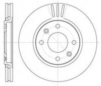 Диск тормозной Peugeot 406 1.6-1.9TD 95 REMSA 6449.10