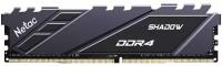 Оперативная память NETAC DDR4 Shadow 8GB 3200MHz CL16 1.35V / NTSDD4P32SP-08E / Gray / with radiator