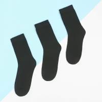 Носки Kaftan, 3 пары, размер 41-44, черный