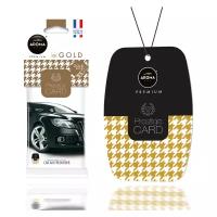 Картонный ароматизатор AROMA CAR PRESTIGE CARD Gold 92666