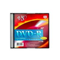 Диск VS DVD-R 4,7 GB 16x Slim Ink Print, 5шт