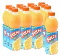 Напиток сокосодержащий Добрый Pulpy Апельсин 0,9 л x 12 бутылок, пэт