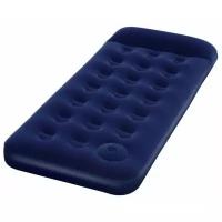 Надувной матрас Bestway Easy Inflate Flocked Air Bed 67223, 185х76 см, синий