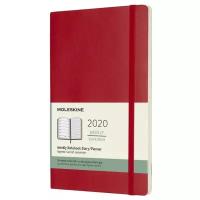 Еженедельник Moleskine Classic Soft WKNT Large датированный на 2020 год, бумвинил, А5, 72 листов