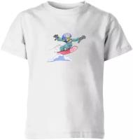 Детская футболка «snowboarding»