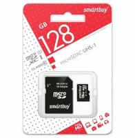 Карта памяти micro SDXC Smartbuy 128GB карта памяти Class 10-+SD Adapter