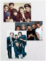 Постеры интерьерные One Direction 3 Набор Плакатов 3 шт