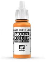 Краска Vallejo серии Model Color - Light Orange 17мл